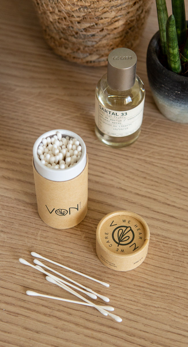 Mini Round Cotton Buds - Von Beauty